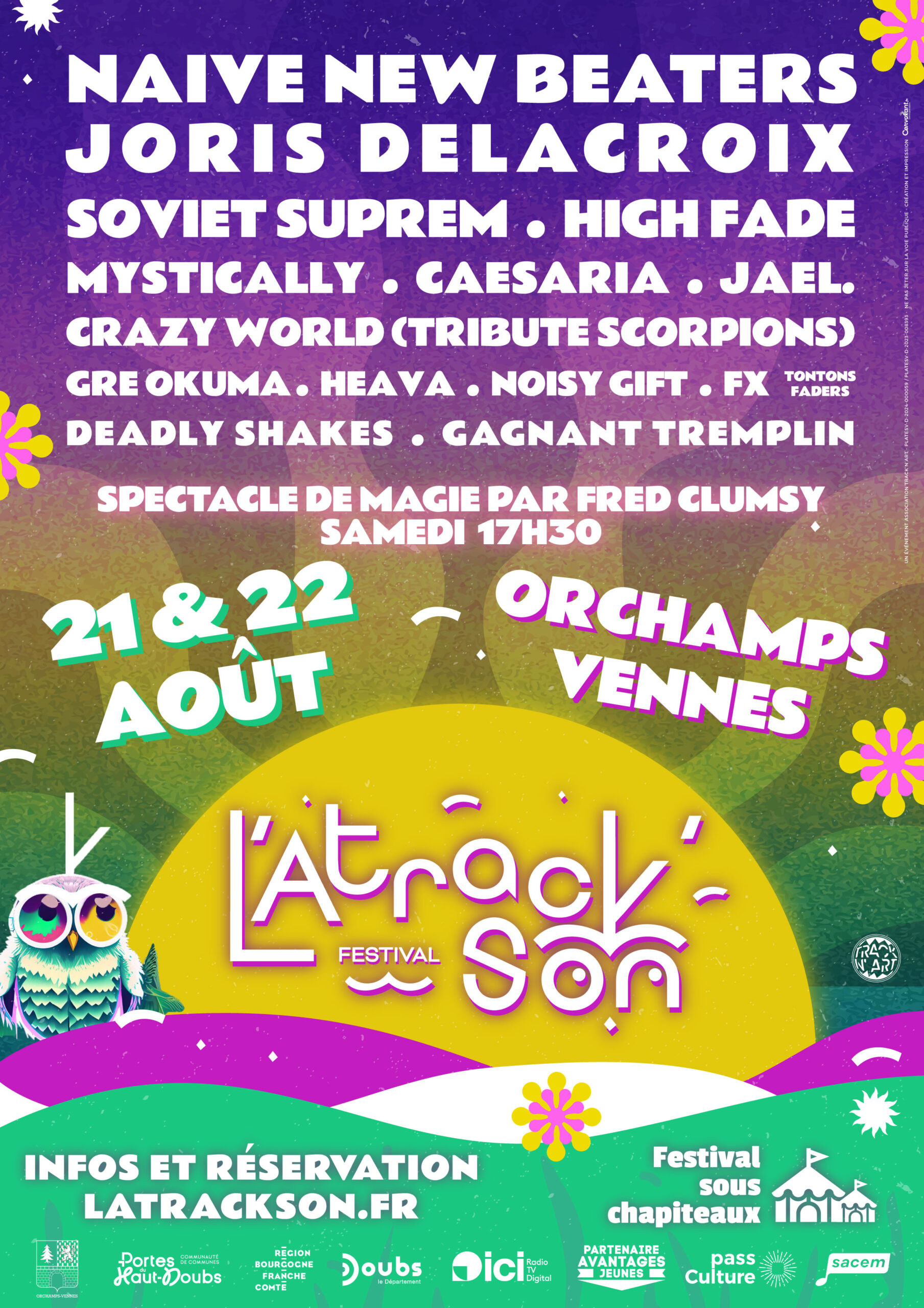 Affiche L’Atrack’Son 2026 Affiche L'Atrack'Son 2026